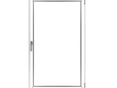 White Window 20 3D model