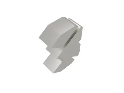 Sci-Fi Number 3 v1 010 Low-poly 3D model