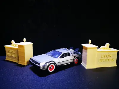 LYON ESTATES RETOUR VERS LE FUTUR  3D print model