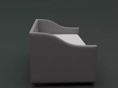 Modern LivingRoom Sofa Low-poly 3D model