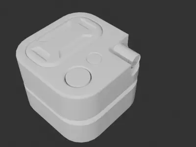 Sci-fi Portable Device Low-poly 3D model