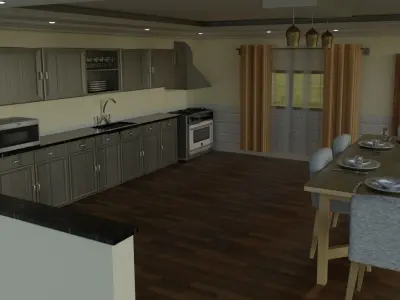 dinning room 3D model