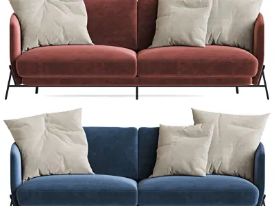 Deep Cradle Sofa Arflex 3D model