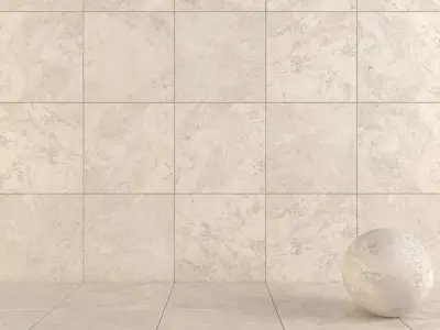 Flaviker Navona Bone Cross 80x80 Texture