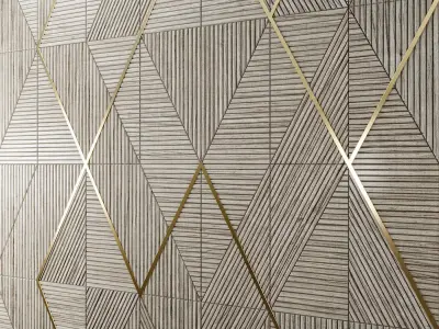 Decor wood panel   3D model