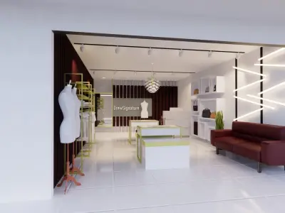 FASHION STORE 3D model