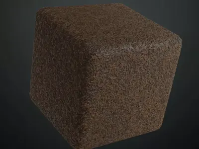 Brown Tumbled Leather PBR Seamless Texture