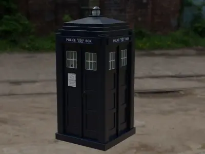 Mark 2 Metropolitan Police Box 3D model