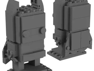 Lego BrickHeadz - 41585 Batman 3D model