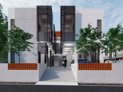 simple guesthouse 3D model