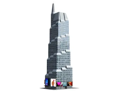  Times Square 24 Low Poly Building Bundle 