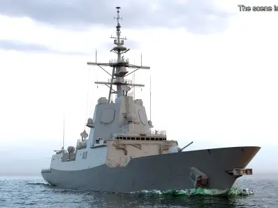  F101 Alvaro de Bazan Class Frigate 