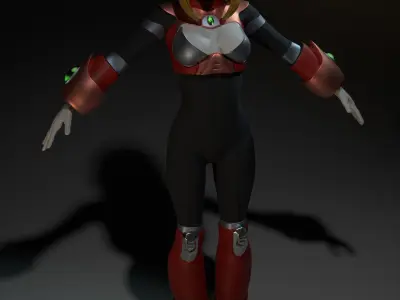 Alia - 100 percent procedural materials in blender 3D model