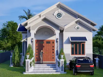 House 1 Floor  3D model