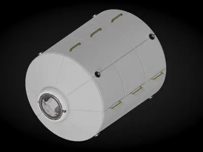 Lockheed Martin Gateway Logistics Pod 3D model