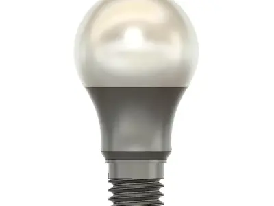 LED bulb 3D model