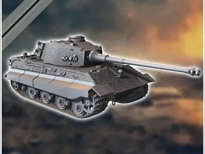 E-75 Entwicklung - Germany Eastern Western Berlin What If Altern 3D print model