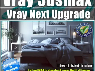 001 Vray Next Upgrade 3ds max Tutorial MP4 3D model