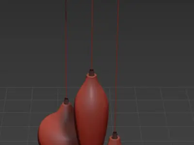 KUZCO Lighting Victoria MP3003 Pendant Light  3D model