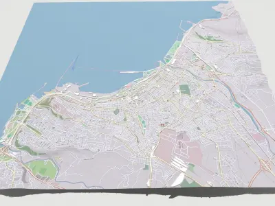 Cityscape Samsun Turkey 3D model