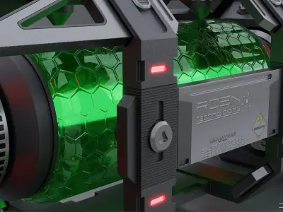 Sci-Fi Device 3D model