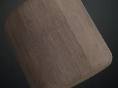 Stylized Viking Shield-Wall Wood Fence PBR Seamless Texture