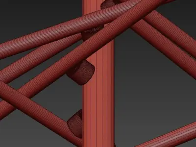 Bolle hanging lamp Gallotti 3D model