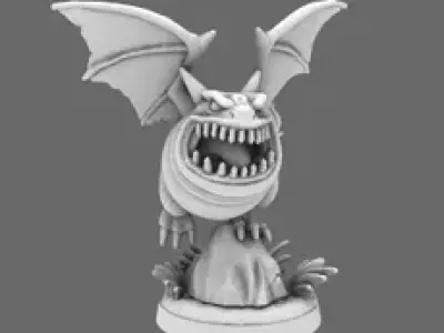 Space Orcs Inferno Flametail Attack Beast 3D print model