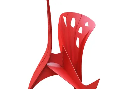 Sculpture Flying dragon 3D model