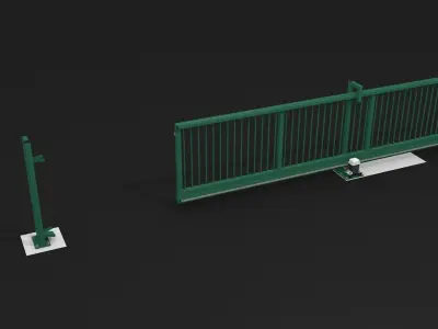 Portals and fences KIT 3D model