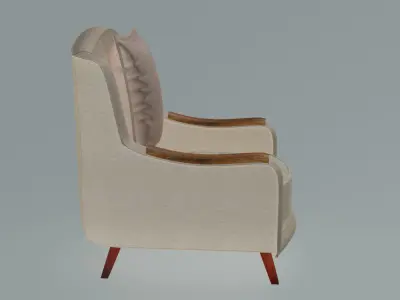 Senior Club Armchair 3D model