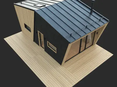 Shell House 3D model