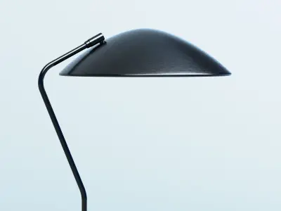Metal Dome Table Reading Lamp 3D model