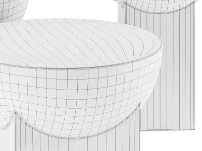 Mila Coffee Tables by Pulpo 3D model