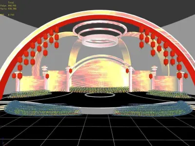 Carnival stage 42 3D model