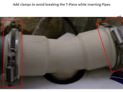 Printable HT DN 50 T-Connector  3D print model