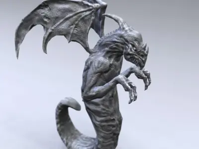 Dragon Gargoyle 3D model
