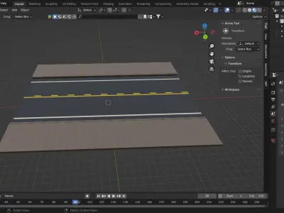 Highway Road Free 3D model