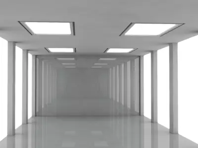 Sci Fi Interior 3D model 59
