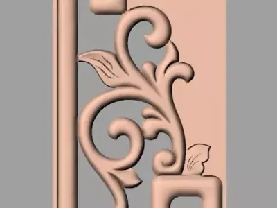 CNC 3D relief design STL format file used for artcam aspire E730 3D model