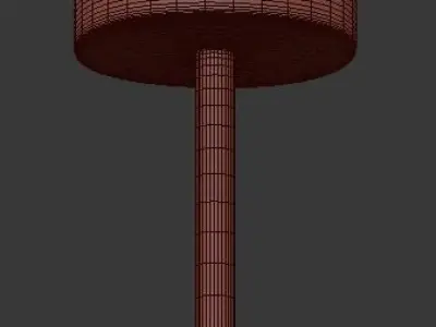Areti Circle Pendant 3D model