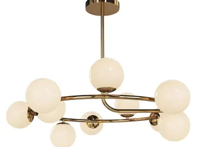 KEONA chandelier Low-poly 3D model