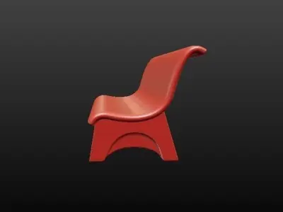 Marble bench for architecture-props 3D print model