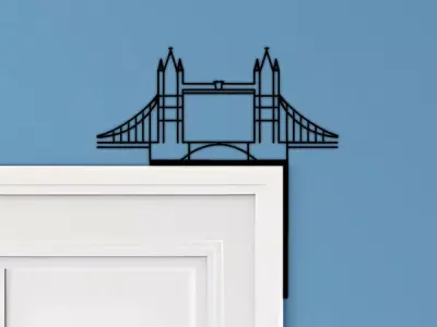 Bridge Door Corner Decor 3D print model