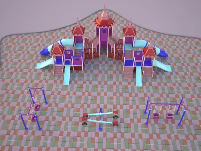  playground 3ds max model 3D model
