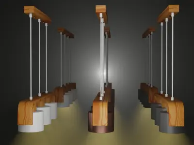 kitchen lamp 3D model