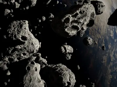  HQ Long Asteroid Field 