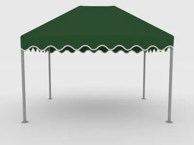 Gazebo Tent 10 250 cm X 350 cm 3D model
