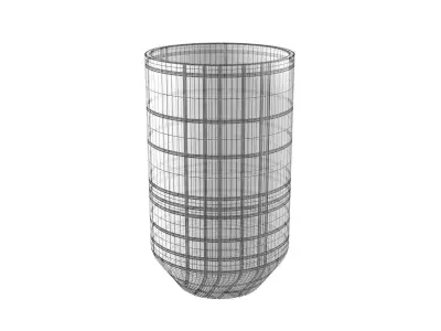 Prismes Glass Vases 3D model
