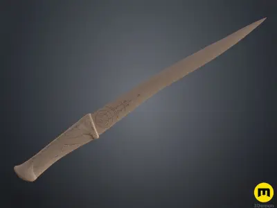 Paul Atreides - Jamis - Crysknife - Dune 3D print model